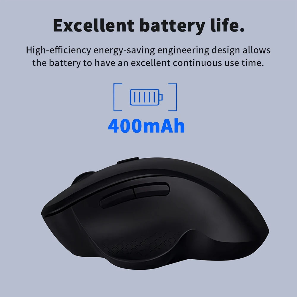 Wireless Mouse Ergonomic Computer Mouse PC Optical Mause with USB Receiver 6 buttons 2.4Ghz Wireless Mice 1600 DPI For Laptop