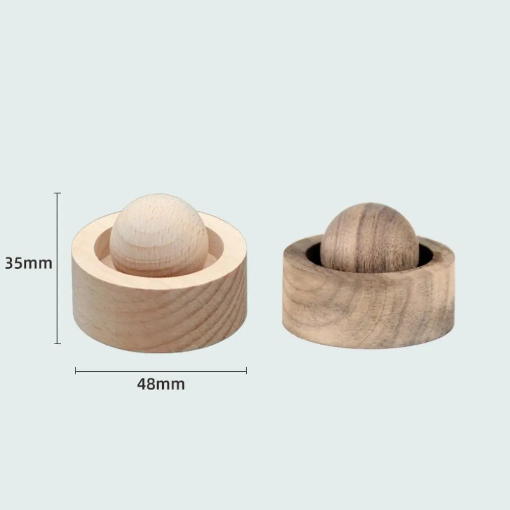 Spherical Essential Oil Diffuser Wooden Expanded Aromatherapy Inhaler Long-lasting Fragrant Wood Home Bedroom Ornaments