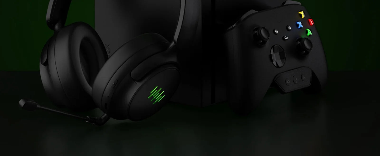 Wireless Gaming Headset for Xbox/PC/Switch Game/Chat Audio,Foldable,Detachable Mic,3D Surround Sound Plug & Play Game Headphone