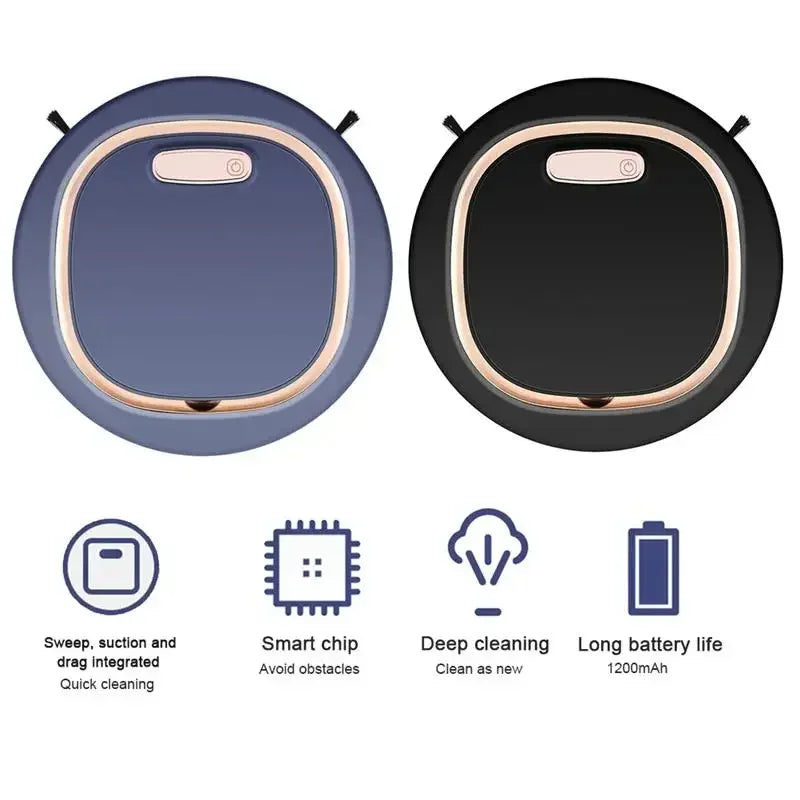 Smart Sweeping Robot Mini Silent Vacuum Cleaner Sweep Mop Brush Three-in-one Multi-function Intelligent Cleaning Machine