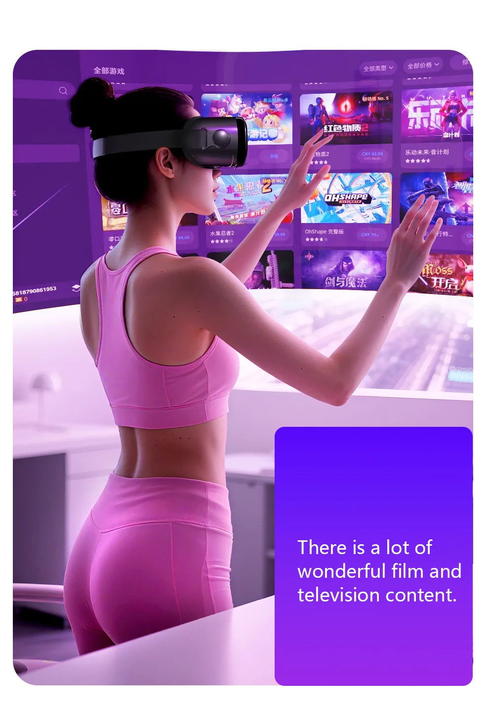 Virtual Reality 3D Glasses VR Devices Headset Helmet Lenses For iPhone Android Smartphone Mobile Viar Video Game VR All-In-One