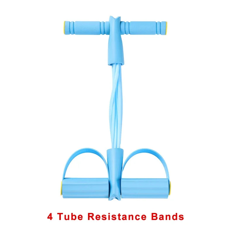 4 Resistanc Elastic Pull Ropes Exerciser Rower Belly Resistance Band Home Gym Sport Training Elastic Bands for Fitness Equipment