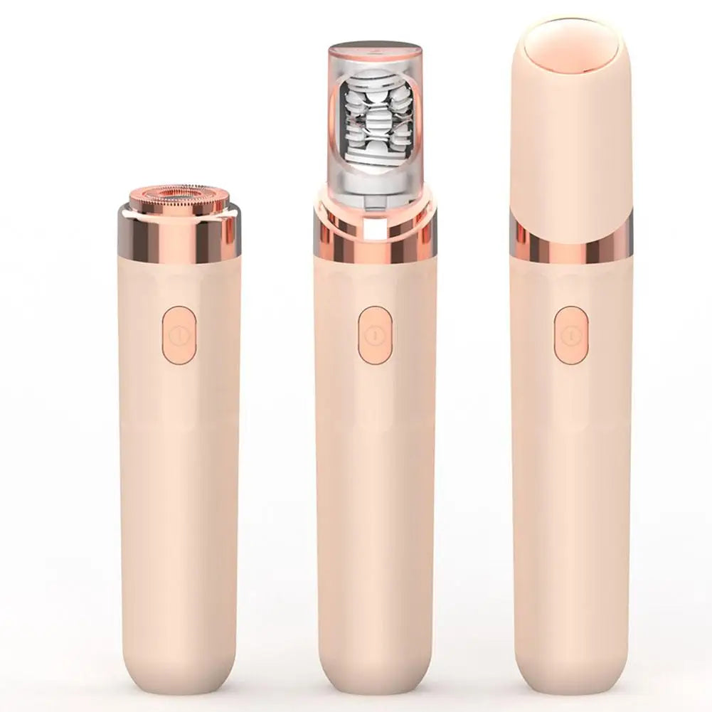 Electric Epilator & Shave 2-in-1 Electric Hair Removal Device For Women Painless Waterproof Private Parts & Facial Hair Removal