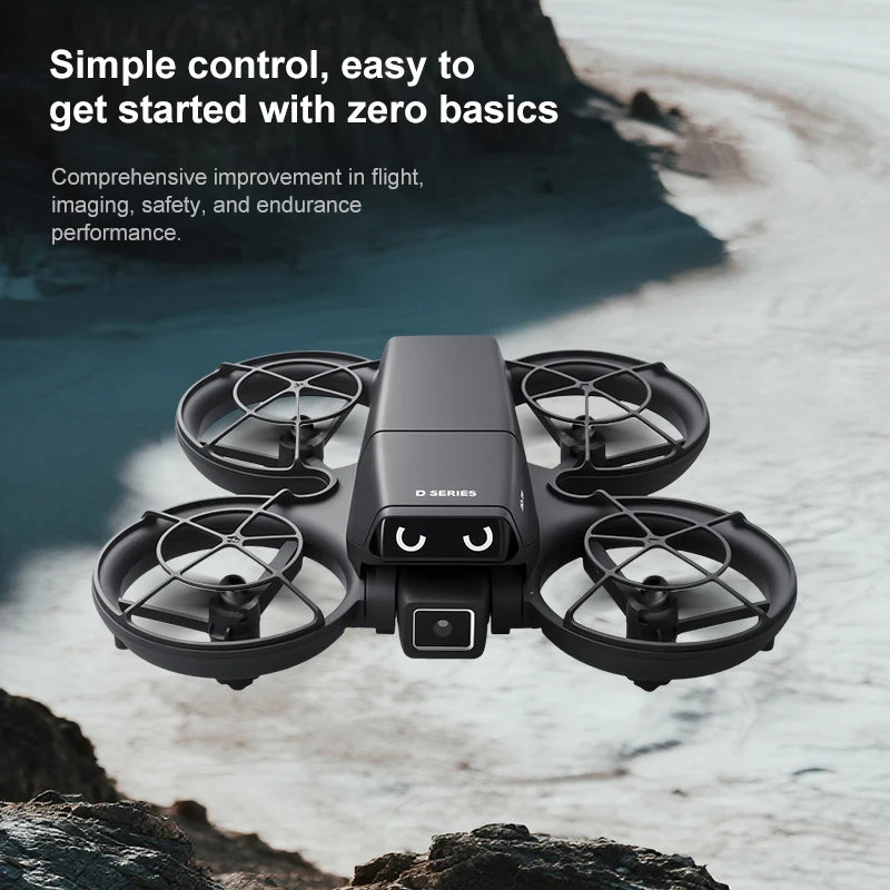 D36 Drone 4K HD Aerial Photography Dual Cameras Screen RC Quadcopter with Dynamic Lighting Optical Flow UAV Toys Gifts