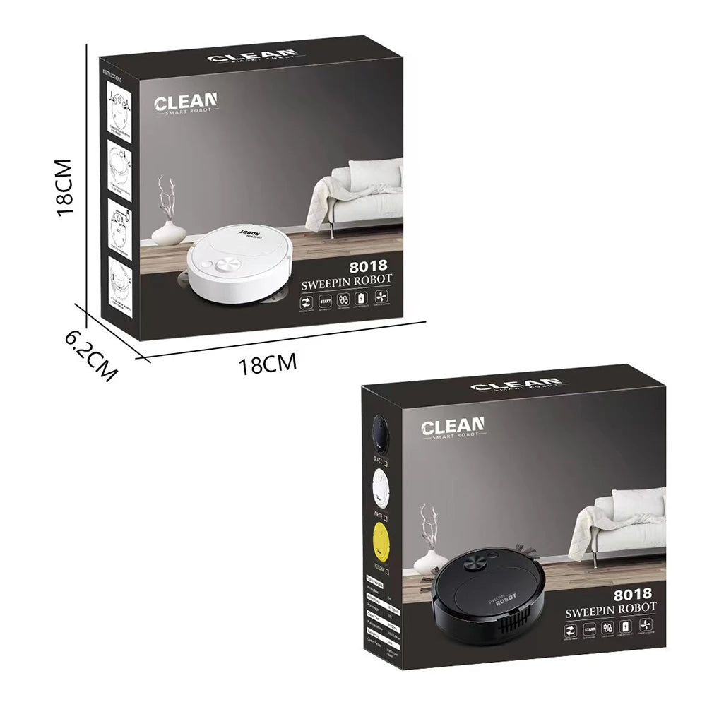 Smart Robotic Vacuum Cleaner with Mop For Ultra Thin Profile Designed for Pet Hair Management Rechargeable Battery for Cleaning