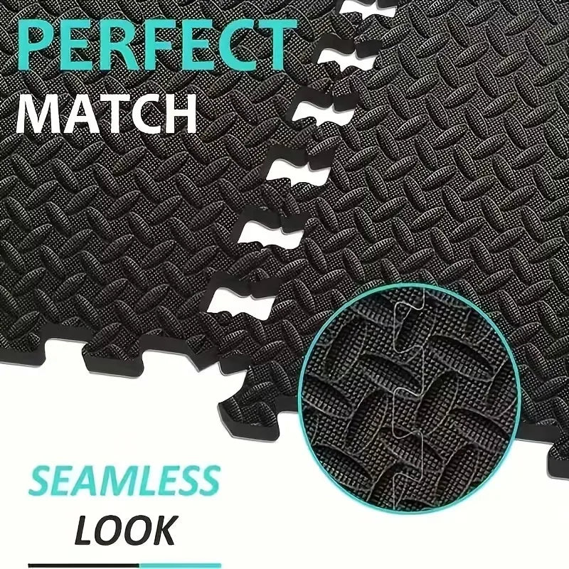 30x30cm Yoga Mat Shock Absorbing Mat Home Gym Pad EVA Eco Friendly Non Slip Foam Interlocking Flooring Suitable for Home and Gym
