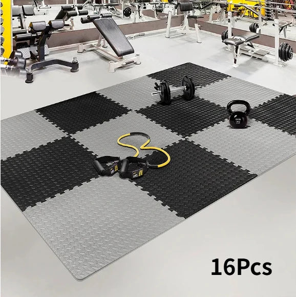 30x30cm Yoga Mat Shock Absorbing Mat Home Gym Pad EVA Eco Friendly Non Slip Foam Interlocking Flooring Suitable for Home and Gym