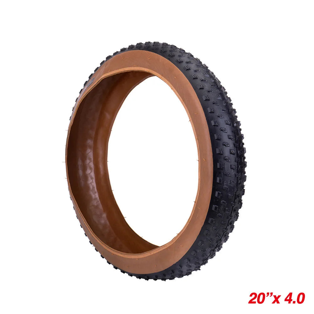 Bike Tires 20 x 3.0 / 26 x 4.0 / 20 x 4.0 Inch Fat Bike Inner Tube Rubber Bike Folding Tires Snow Beach Bicycle Replacement Tire