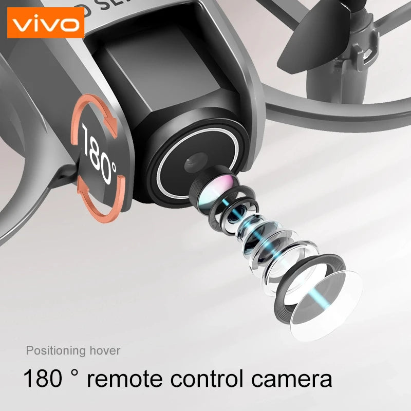 VIVO D16 Drone 8K Aerial HD Profesional Dual-camera Helicopter Optical Flow Positioning Avoidance Brushless Motor GPS Drone