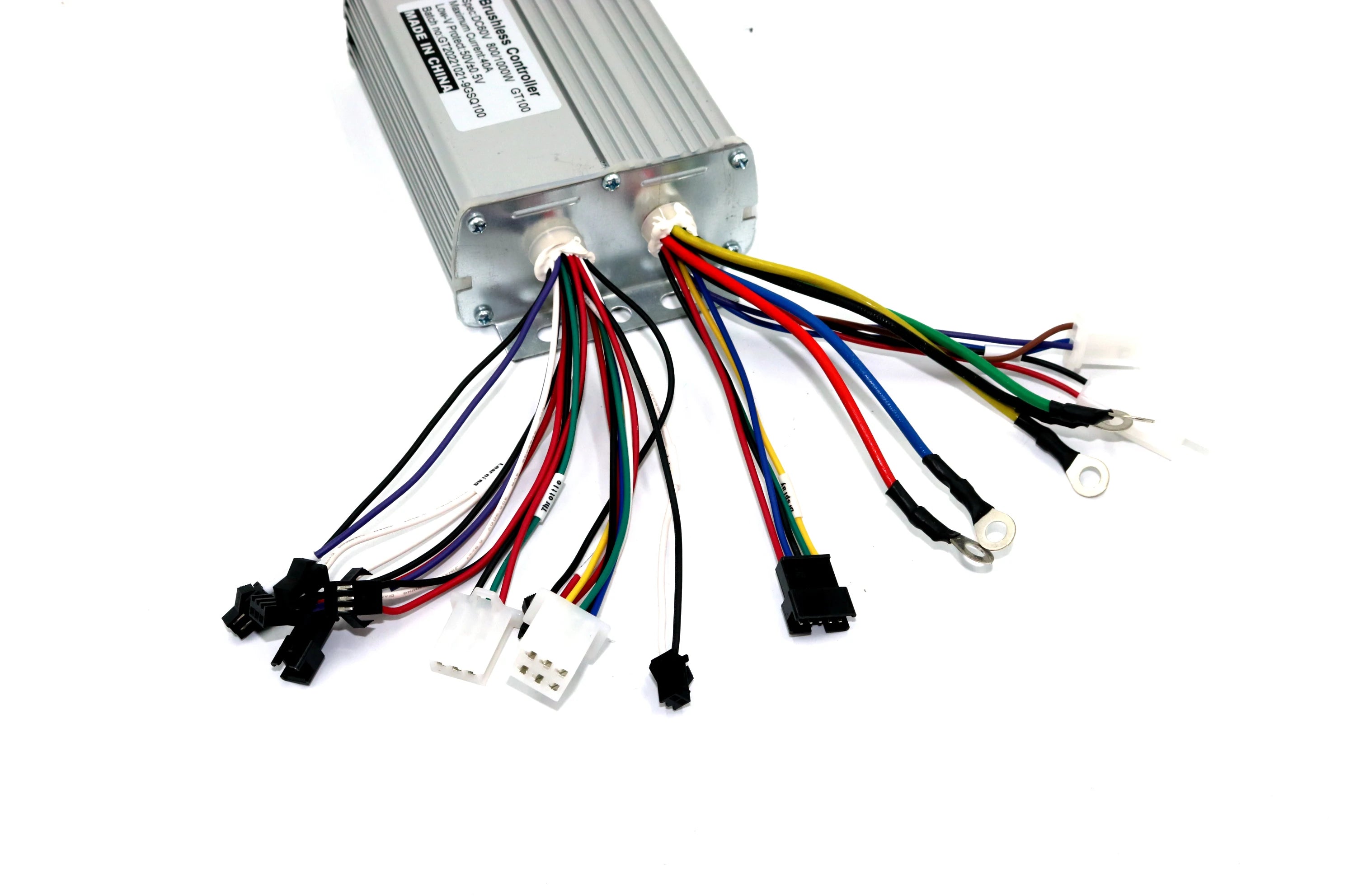 Dual drive 36/48/60V 800/1000W BLDC Electric scooter controller E-bike 2 pcs brushless speed driver and 1Pcs LCD Display one set