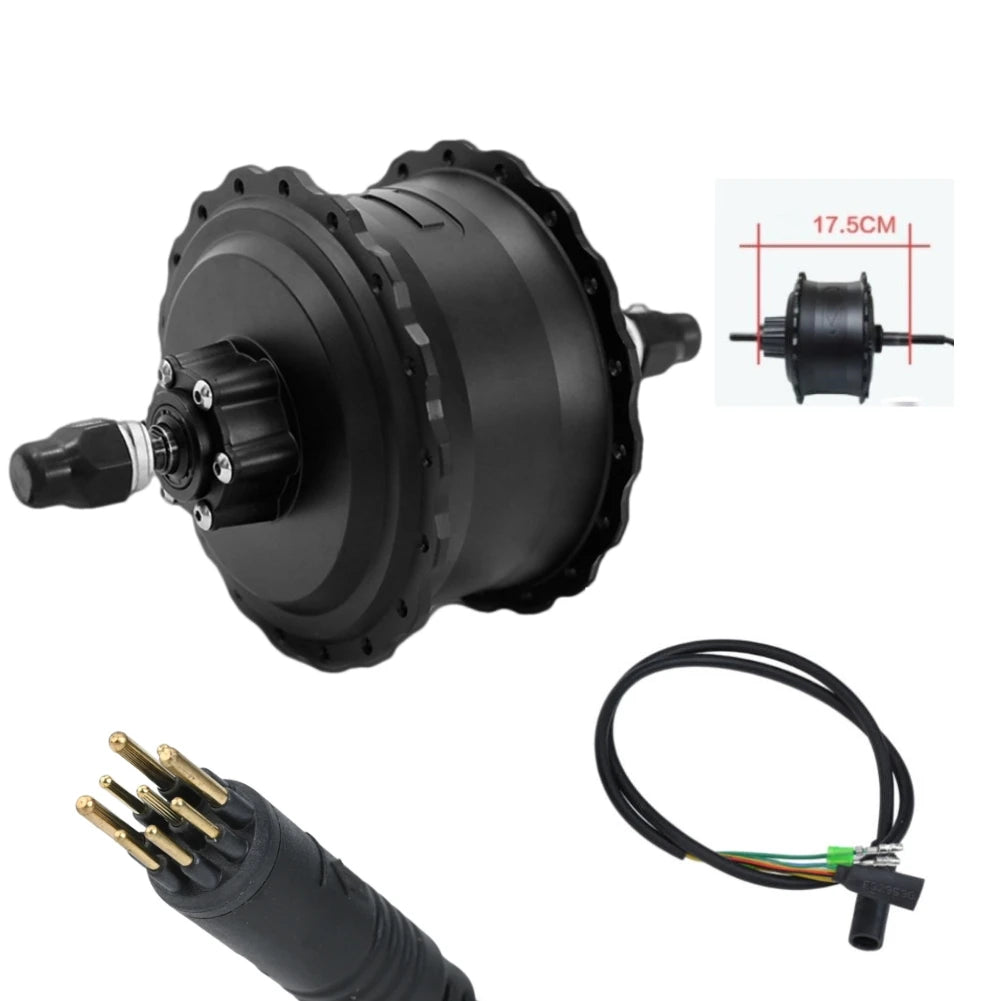 Motor For Electric Bike HUB Motor Fat Bike Hub Motor 48V 750W 9pin Waterproof Metal For Copper 535 R/min Electric Bicycle Engine