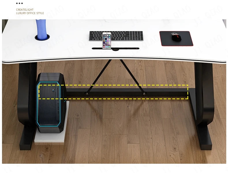 Office Work Desk desktop Computer Gamer Desk Bedroom Room Desks Simple Modern Bedroom Students Learn to Write and Store Desk