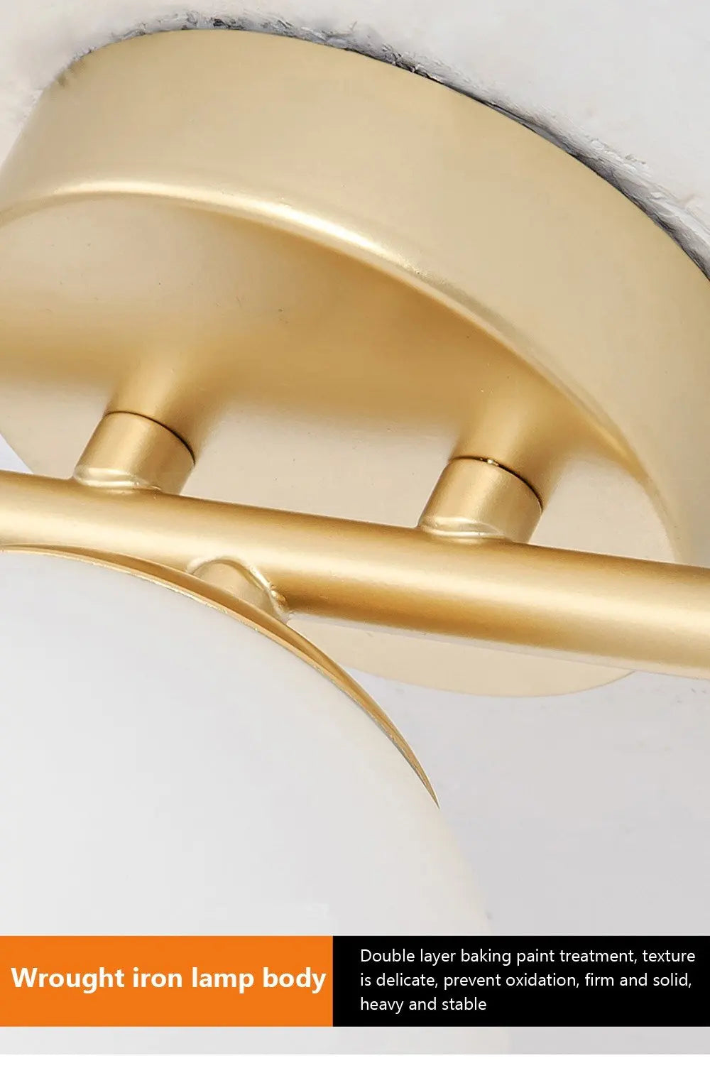 LED G9/E27 Wall Lamp Milky White Glass Ceiling Light Gold and Black Corridor and Passageway Light Minimalist Modern LED Lighting