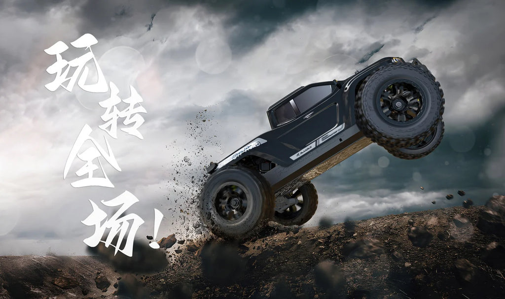 V2 Omni Terminator RC Remote Control Truck 4WD Off Road High Speed Electric Racing Toy Car For Kids Outdoor Adventure Gift