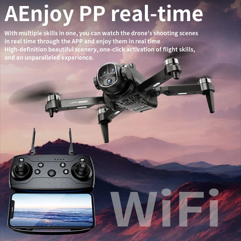 H21 Drone 8K HD Dual Camera Brushless Motor WIFI GPS Professional HD Aerial Photography Remote Control Aircraft Quadcopters Toys