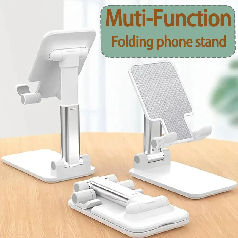 Desk Mobile Phone Holder Foldable Stand Adjustable Desktop Tablet Holder Universal Table Cell Phone Stand For iPhone iPad Xiaomi