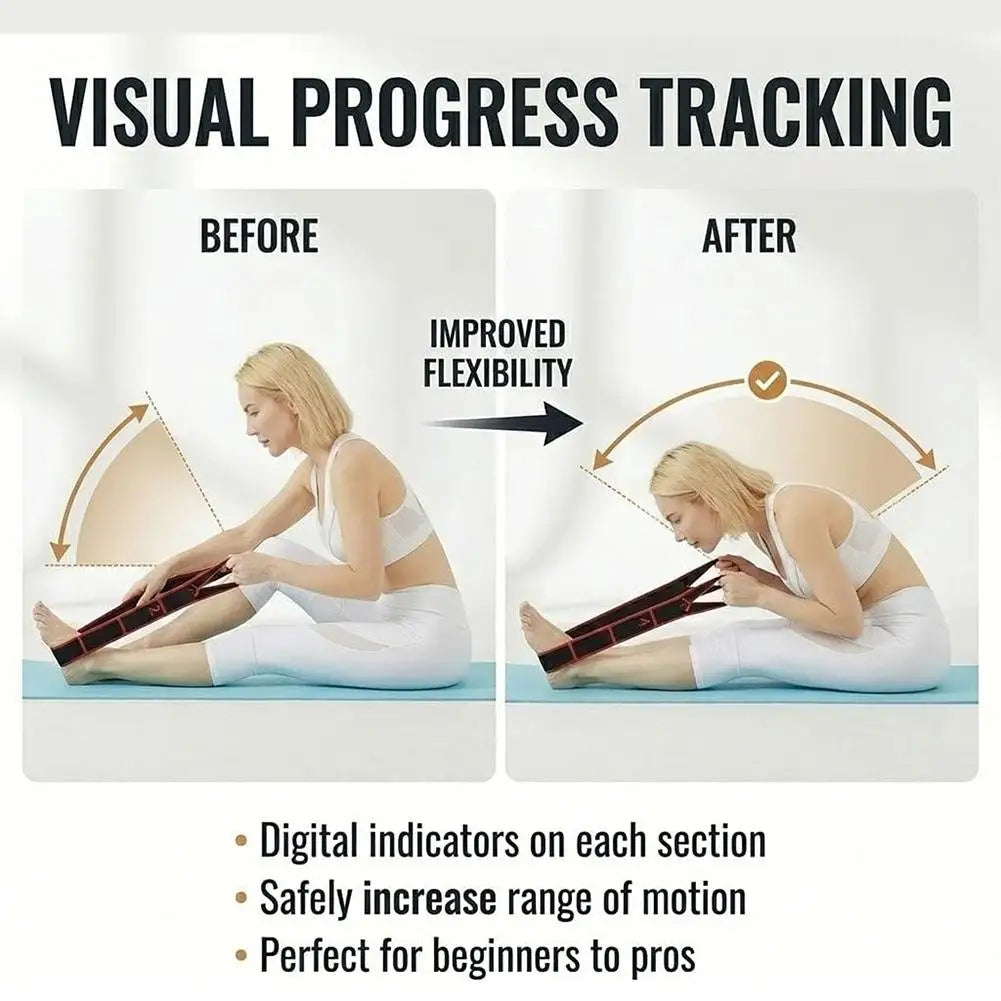 Yoga Stretch Resistance Bands Dance Resistance Band Digital Elasticity Adult High Elasticity Multi-Segment Belt Fitness Products