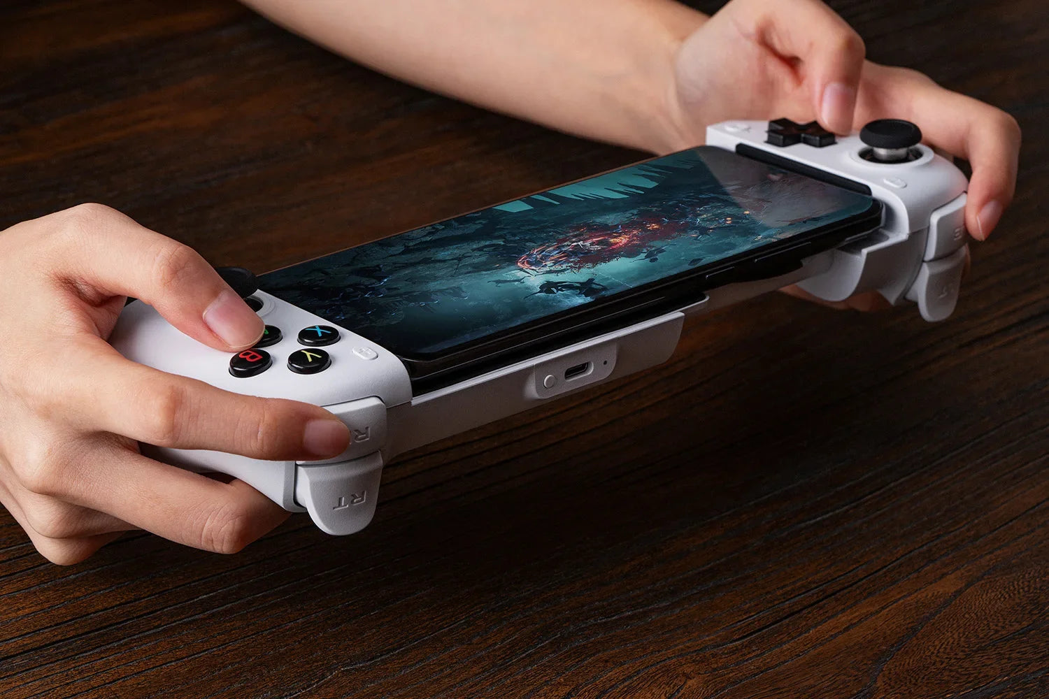 8BitDo Ultimate Bluetooth Mobile Game Controller，Gamepad with Hall Effect Joysticks Triggers for Android Smartphones and Tablets