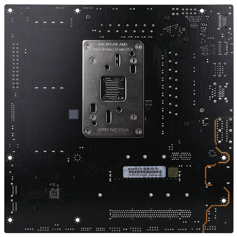 colorful brand amd b650 motherboard 4 dimms RTL8125BG 2.5Gbit lan BATTLE-AX B650M-PLUS V14 from brazil
