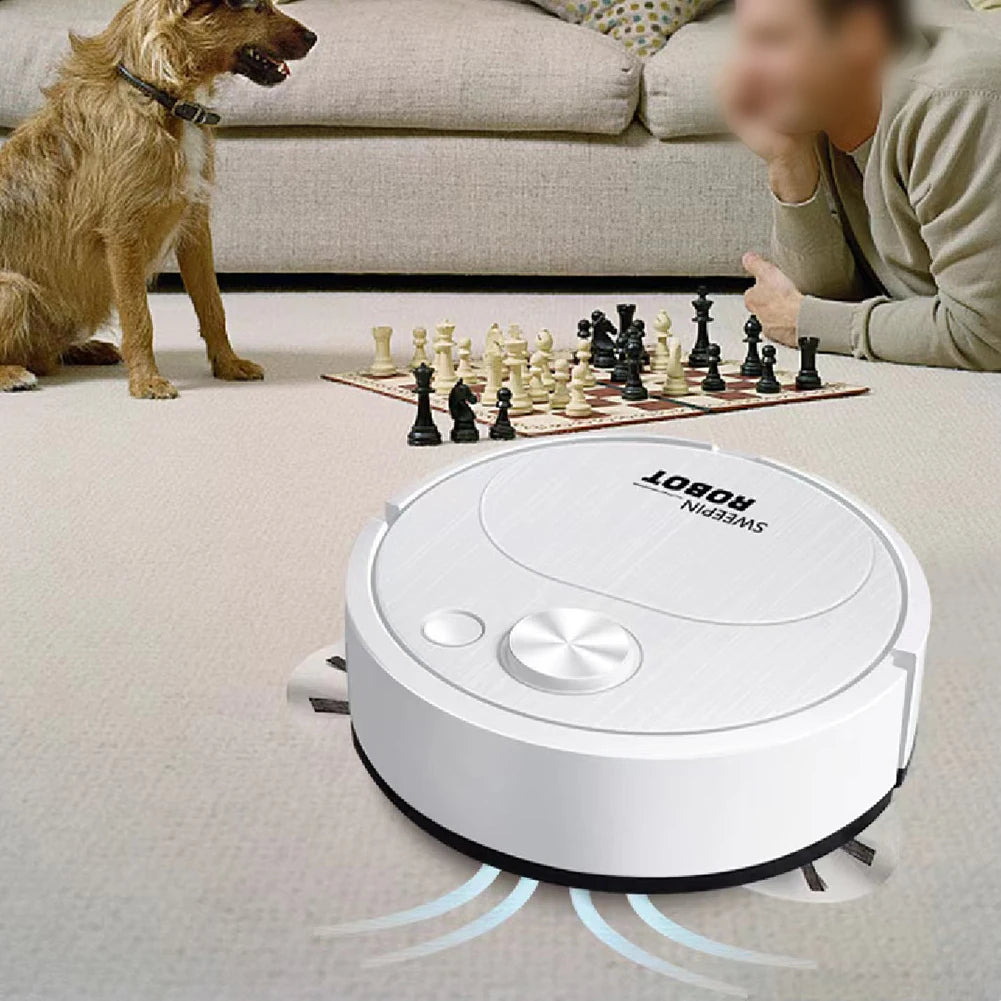 Smart Robotic Vacuum Cleaner with Mop For Ultra Thin Profile Designed for Pet Hair Management Rechargeable Battery for Cleaning
