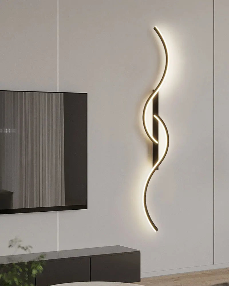 Long Strip LED Wall Lamps for Bedroom Living Room Indoor LED Wall Lights Wall Sconce for Corridor Aisle AC85-265V Interior Lamp