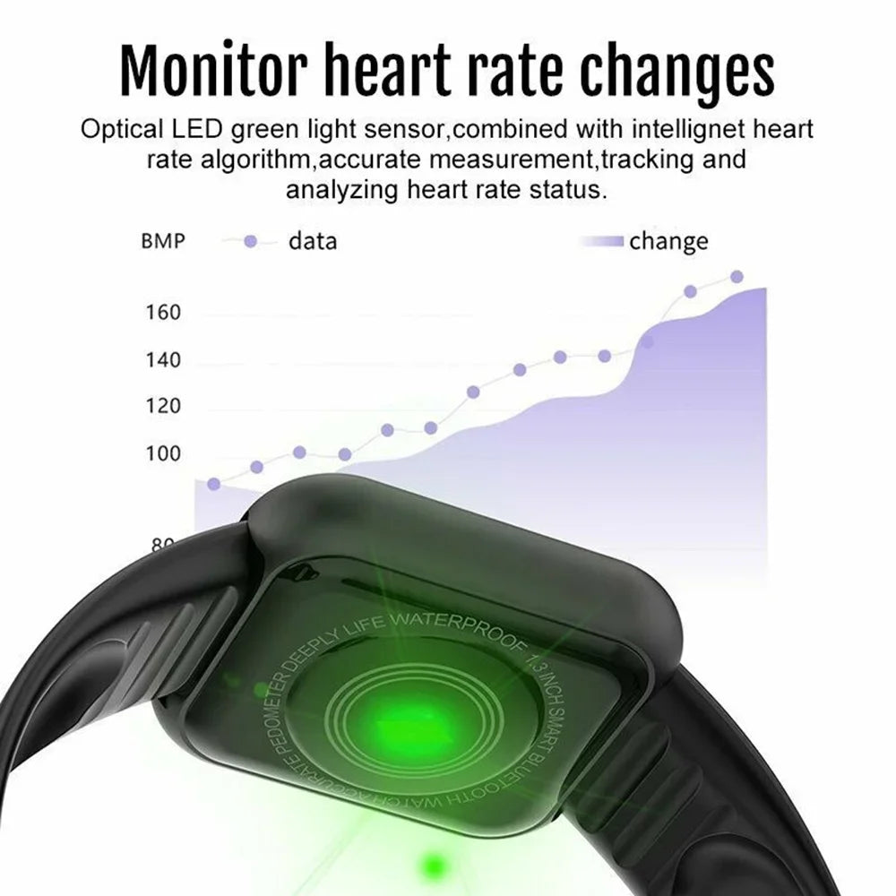 Multifunctional smart watch for men and women,bluetooth connected phone,music,fitness sports bracelet,sleep monitor,smartwatch