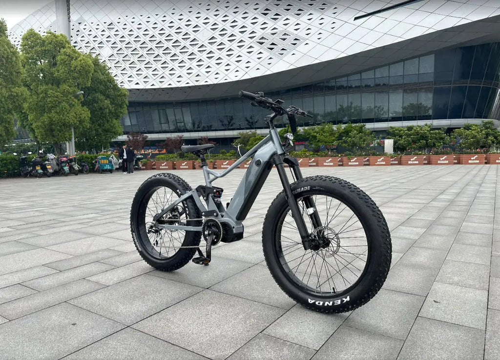 2026 New Model Mountain Electric Bicycle 48V 1000W 17.4Ah Mid-Drive Motor, 26"×4.0 Fat Tire Ebike For Outdoor & Adults