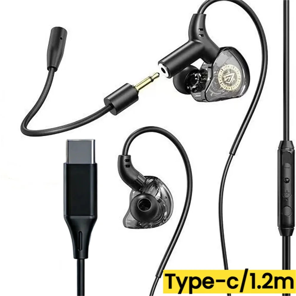 Elough Headset Gamer Headphones Wired Earphone Gaming Earbuds With Mic For Pubg CSGO Casque Phone Tablet Laptop Universal Game