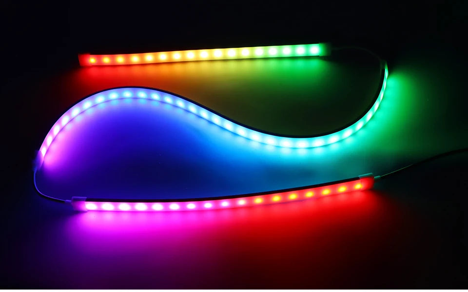 Smart Computer Monitor Sync Ambient USB LED Light Strip RGBIC PC Display Screen Backlight Gaming Decor Support Window/OS System