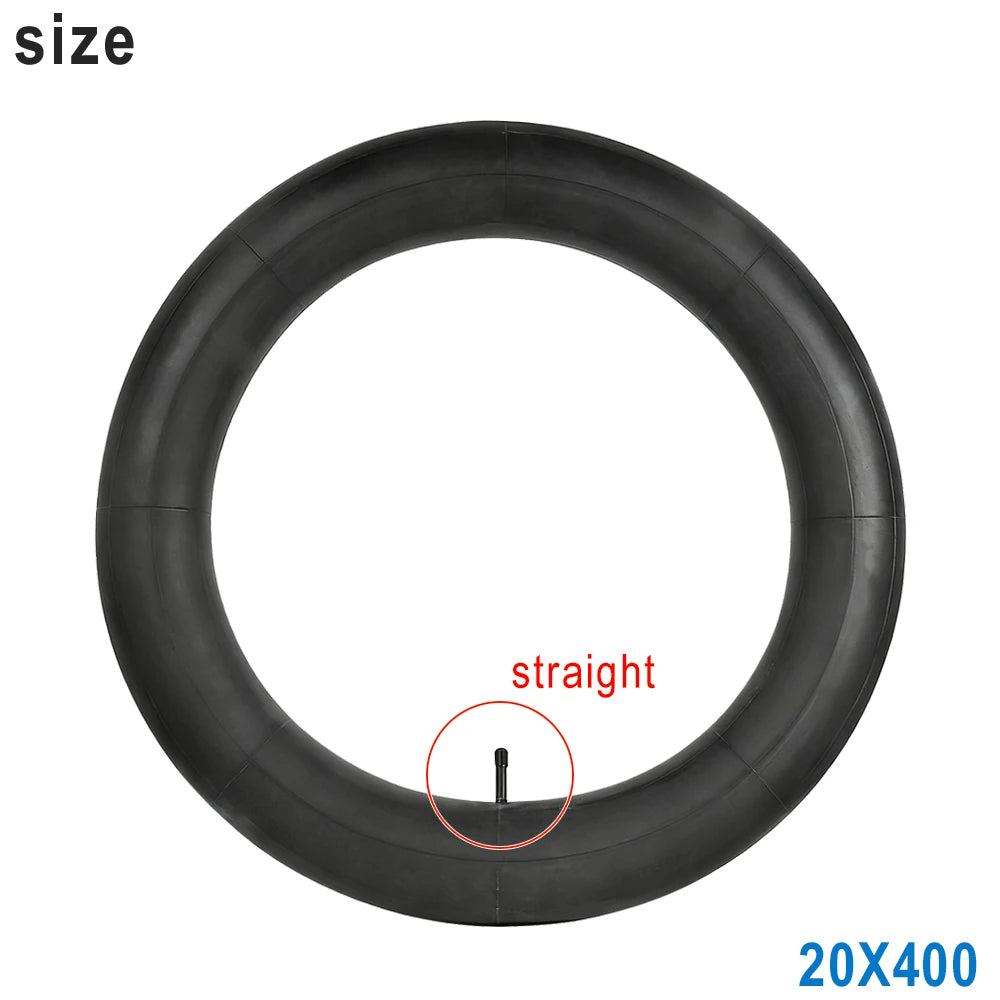 20*4.0 Anti-Slip Fat Tire for Electric Bicycle Tire ATV Tyre Beach Bike Tire City 20x400 Rubber Inner Tube Replacement Parts