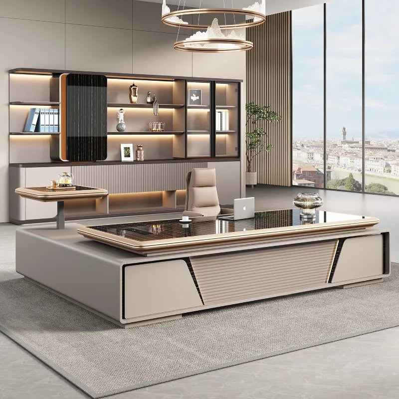 Bedroom Computer Office Desk Cheap Computer Gaming Drawer Conference Office Desk Reception Space Saving Tavolo Office Furniture