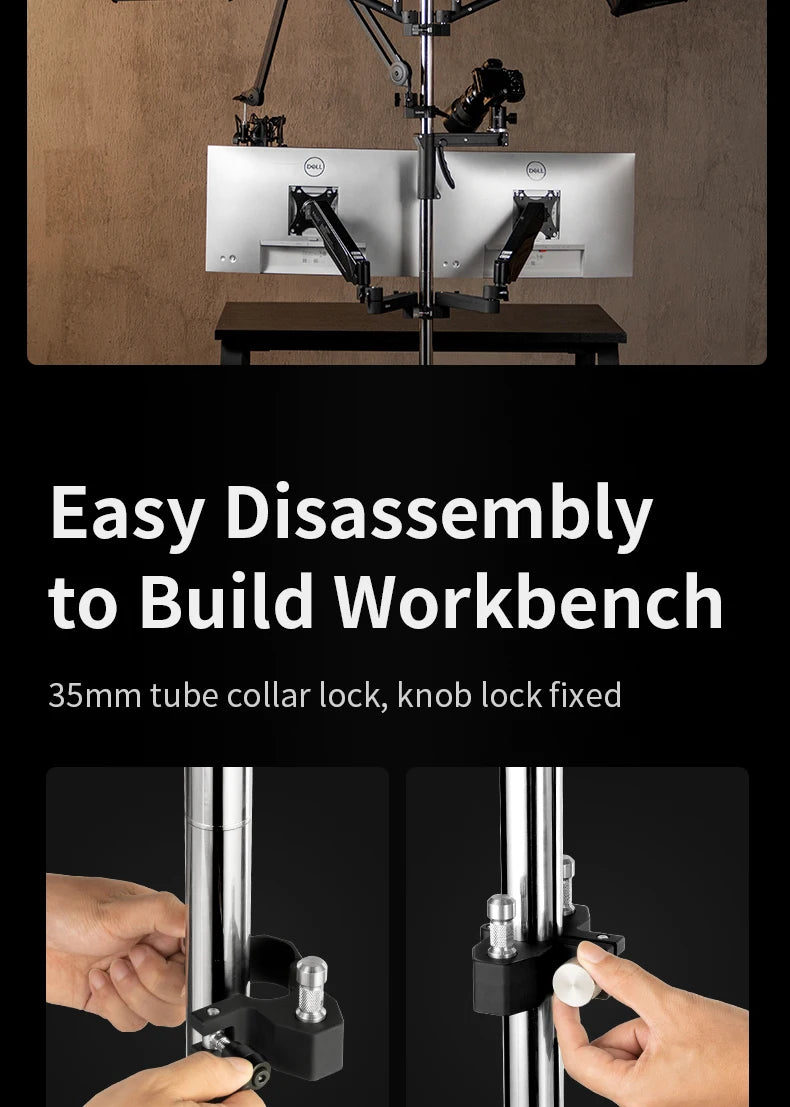 Selens Newest Multifunctional Adjustable Video Equipment Stand Build Exclusive Space Photo Studio Kits Photography Accessories
