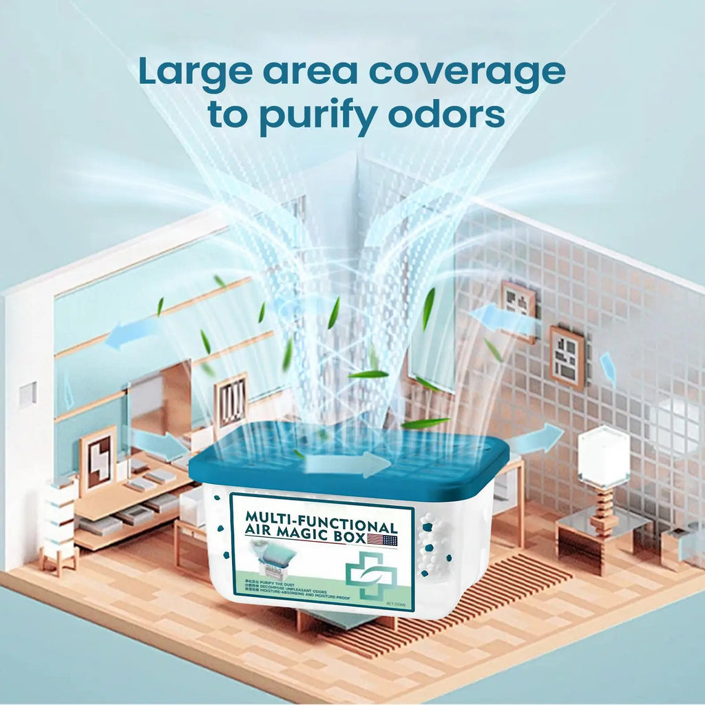 Air Purifier Airs Magics Box Multi Functional Indoor Air Purification Dust Removal Air Freshener Box Strong Suction Dust Remover