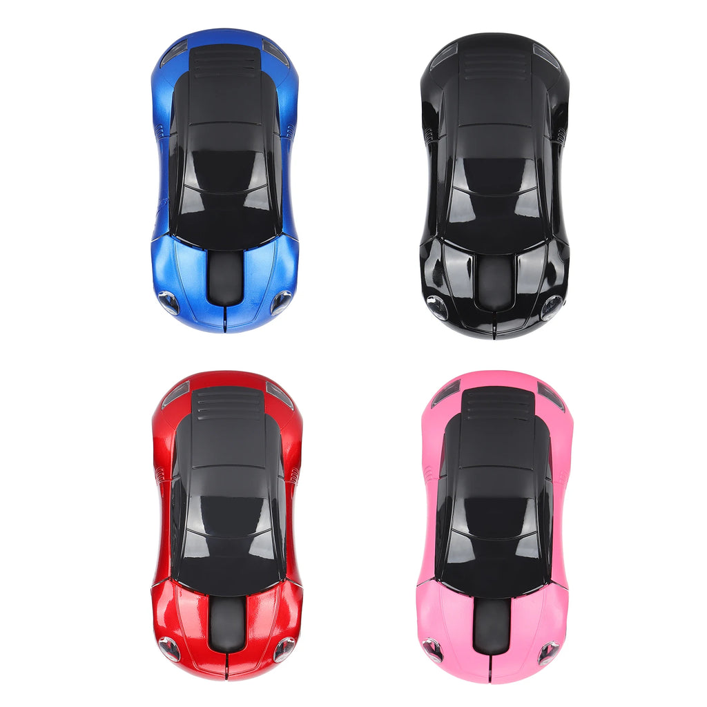 Wireless Mouse 2.4G Mini Car-Shaped Optical Mouse Suitable for Laptops, Tablets, and PC Office Use