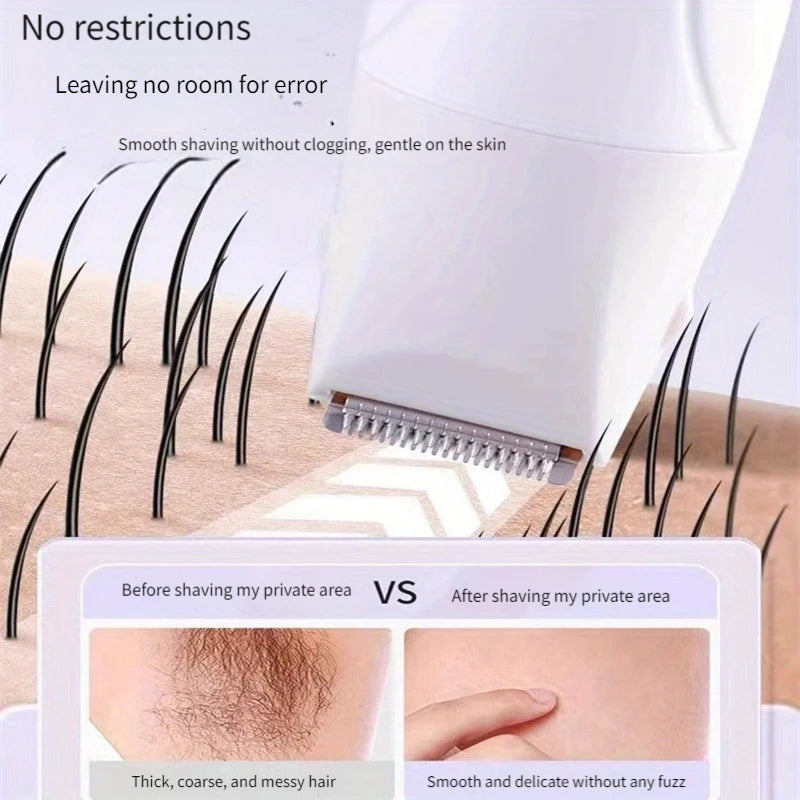 Ladies 3-in-1 electric hair removal set Portable Hair Removal Device Multi Functional Shaver Painless Remove Hair Multi Head