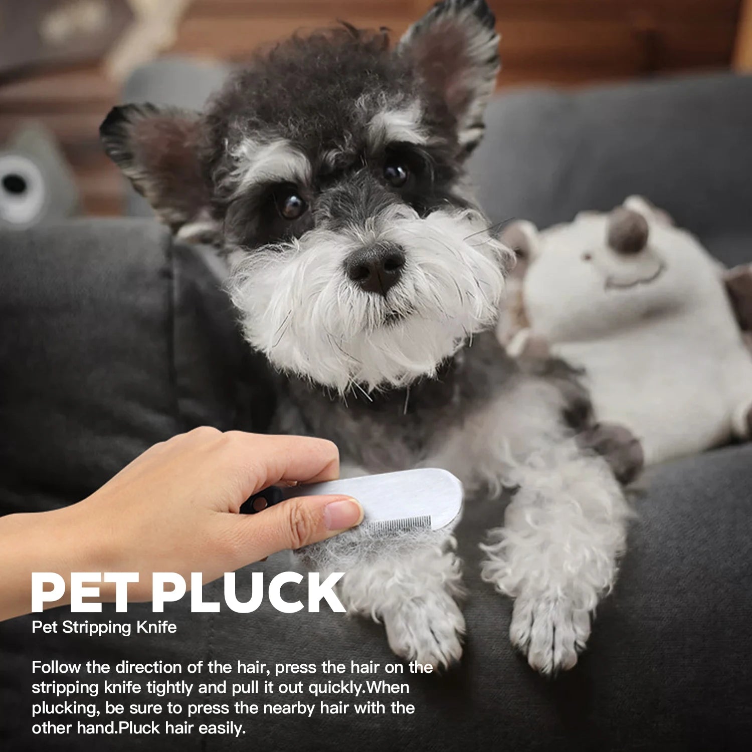 Dog Grooming Tools Dog Comb Pet Grooming Brush Terrier Plucking Knife Pet Hair Beating Knife Scraper Comb Dog Accessories