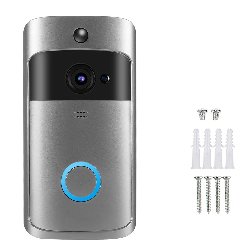 Door Phone System Wifi Video Doorbell Smart Wifi Video Intercom Wireless Infrared Doorbell Doorphone Access System Door Camera