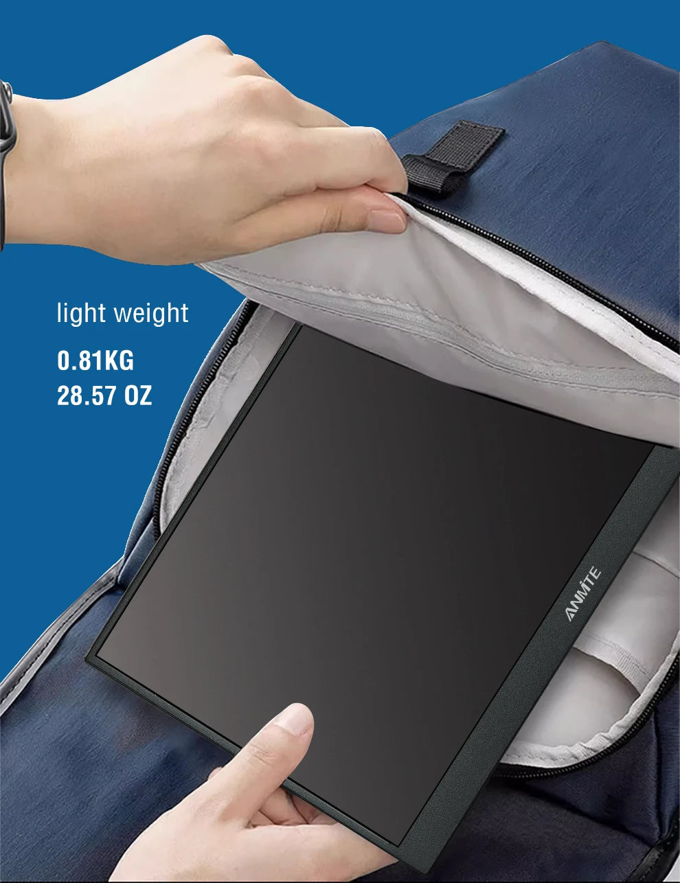 16 inch Touch Screen Portable Monitor 16:10 IPS Extended Display for Laptop with Bracket For xbox raspberry Pi
