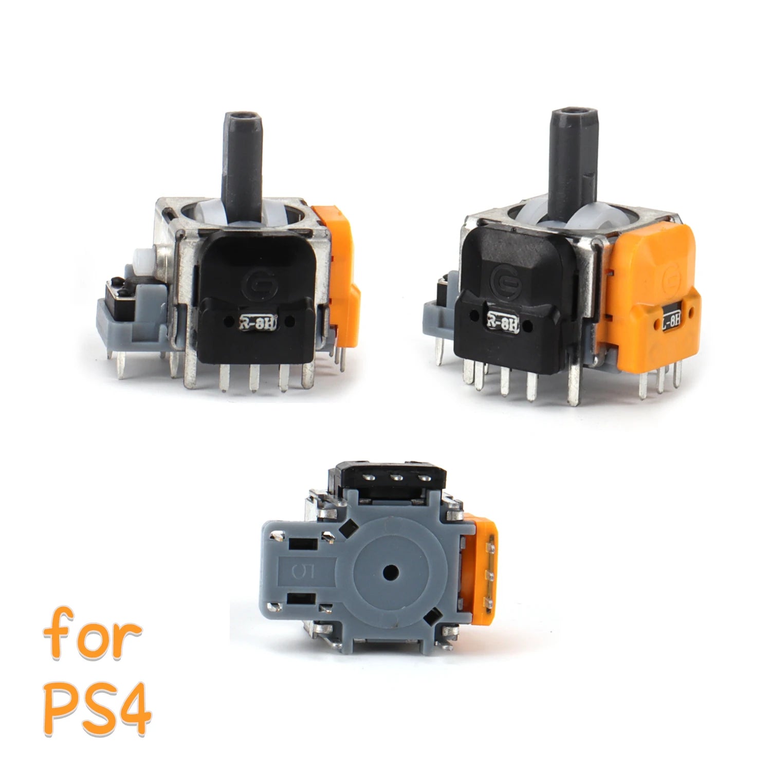 Replacement Hall Electromagnetic 3D Analog Joystick High Precision Hall Effect Thumb Sticks Joystick Rocker for PS4/PS5/Xbox One