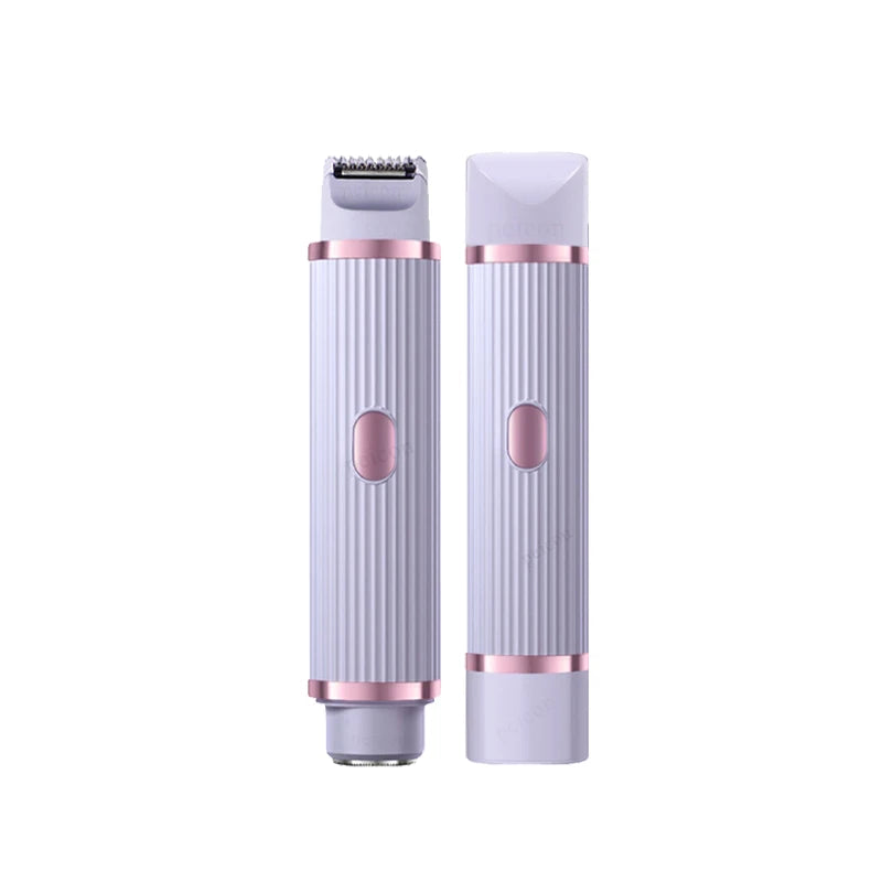 Electric Shaver for Women Bikini Trimmer Facial Mustache Hair Removal Razor Ladies Face Underarm Legs Electric Painless Epilator