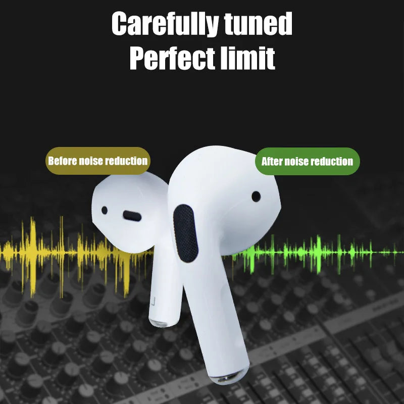 Air Pro4 Wireless Headset Dual Earphones Extra Long Standby for Genshin Impact PlayerUnknown's Battlegrounds Game Accessories