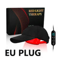 Red Light Therapy Hat with 180Lamp Beads Laser Hair Growth Cap Professional Cap for Greasy Scalp Hair Care Adjustable Rear Strap