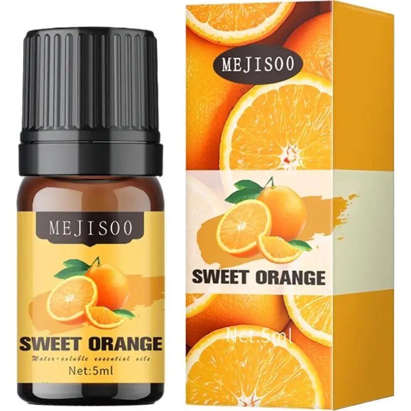 12 Flavors Essential Oils For Aroma Diffuser AirHumidifier Home Water-soluble Lavender Eucalyptus Lemon Bergamot 5ml