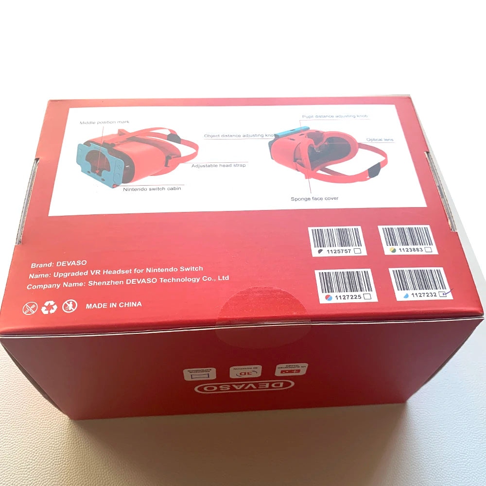 Adjustable VR Headset for Nintend Switch OLED Model VR Glasses Virtual Reality Switch 3D Stereo Game Accessories VR Glasses