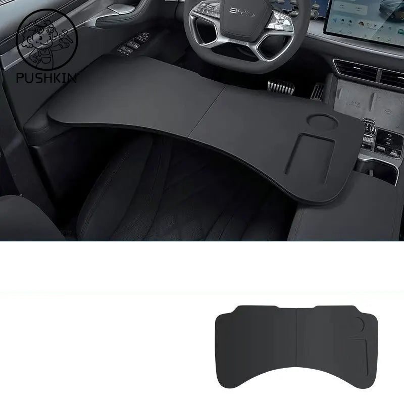 For BYD Sealion 07 EV Car Mounted Desktop Computer Dining Table Multifunctional Co Driver's Desk Interior Supplies Modification