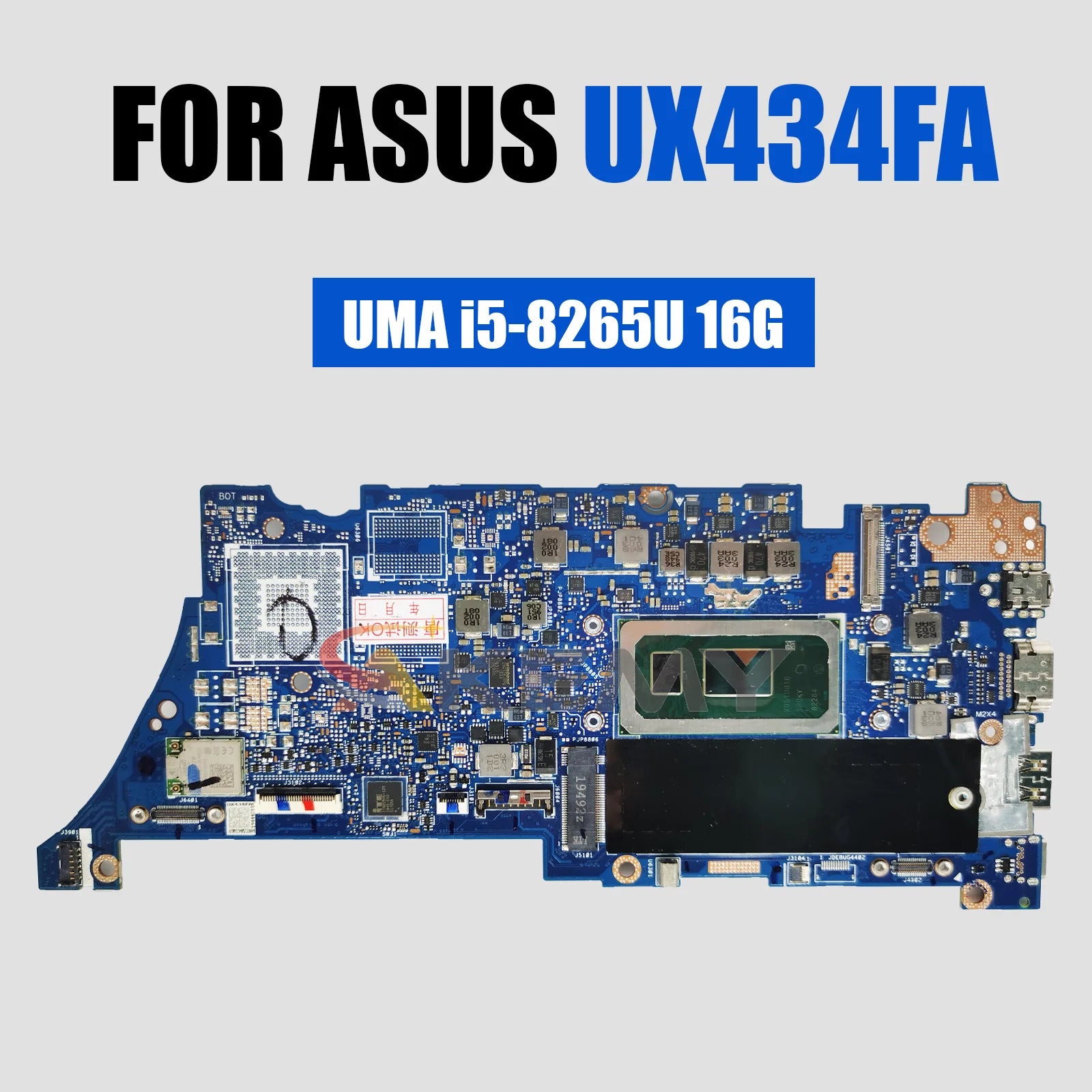 AE UX434F Motherboard For ASUS UX434FL UX434FA UX334FL UX334FA UX434FLC UX463FL U4600F UX434 Mainboard i5 i7 CPU 8G/16G RAM