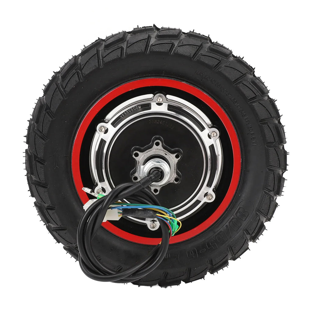 Electric Hub Motor High Speed 187.4lb Load Capacity 250 To 1000RPM 10 Inch Hub Motor 48V 800W Anti Slip for Electric Scooter
