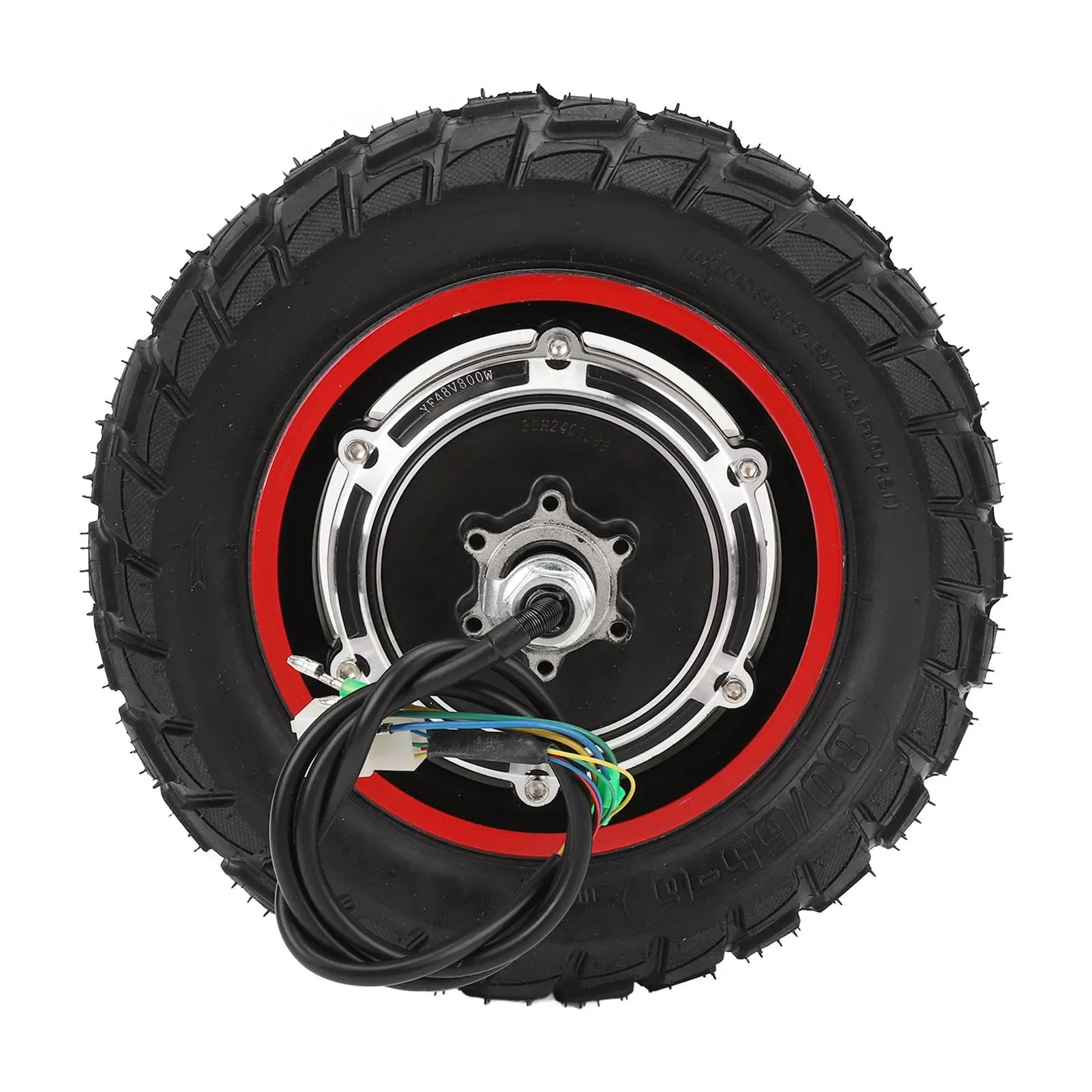 Electric Hub Motor High Speed 187.4lb Load Capacity 250 To 1000RPM 10 Inch Hub Motor 48V 800W Anti Slip for Electric Scooter