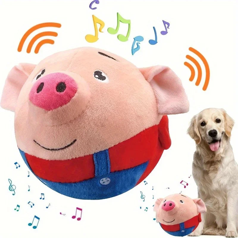 Smart Self-moving Cat Dog Pet Toy Electric Automatic Plush Bouncing Toys Interactive Toys Kitten Puppy Toys for Indoor Playing