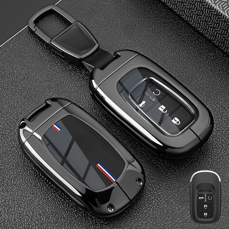 Car Key Fob Pocket Cover Case For Honda Civic CR-V HR-V Accord Jade Crider Odyssey 2015- 2018 Remote Protector Accessories